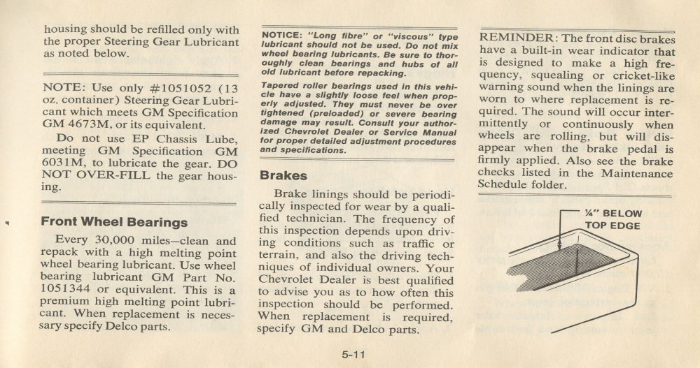 1977 Chev Chevelle Owners Manual Page 106